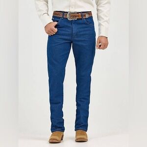 Wrangler Cowboy Cut Dark Blue Jeans Size 38 x 32